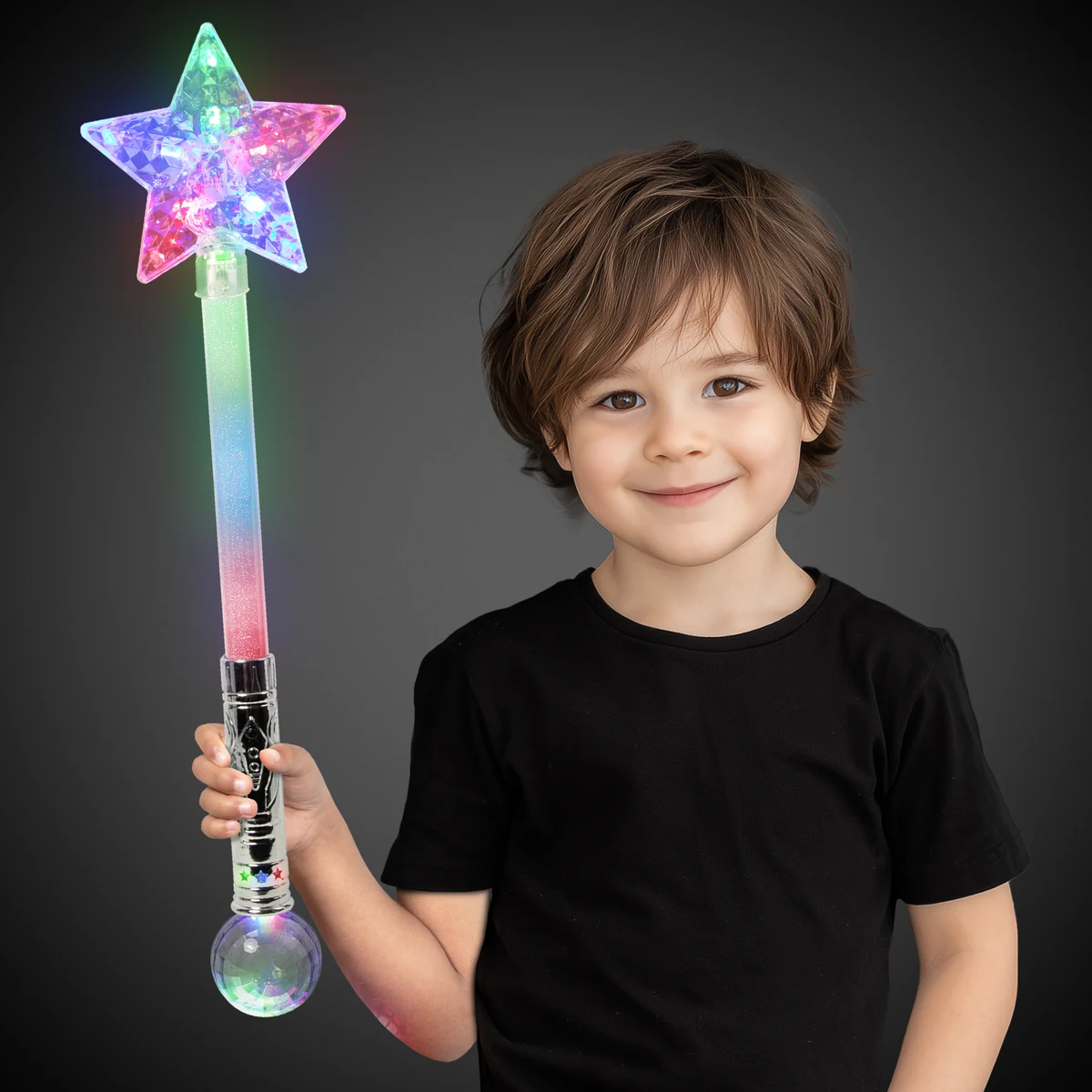 Prism Star LED Wand with Strobe 1