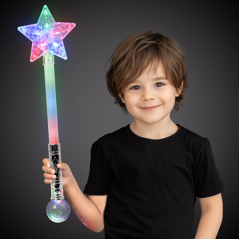 Prism Star LED Wand with Strobe