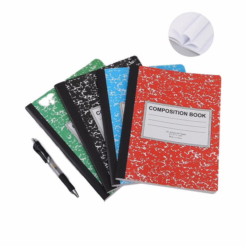 200 Pages B5 9.75''X7.5'' Marble Cover Composition Notebook