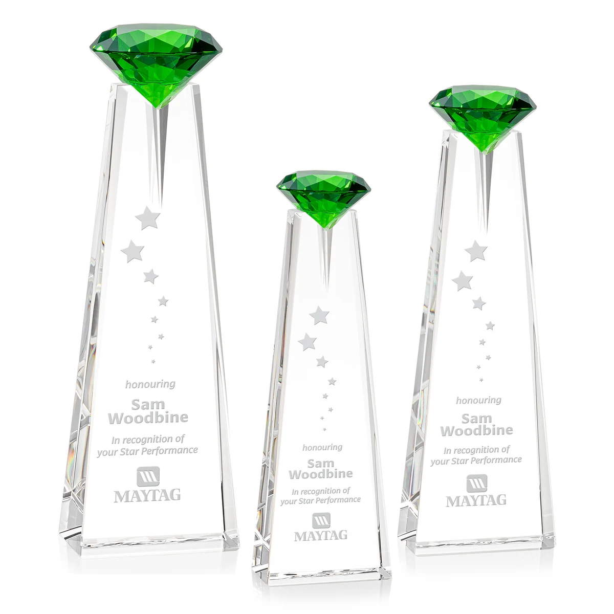 Alicia Gemstone Award - Optical/Emerald 1