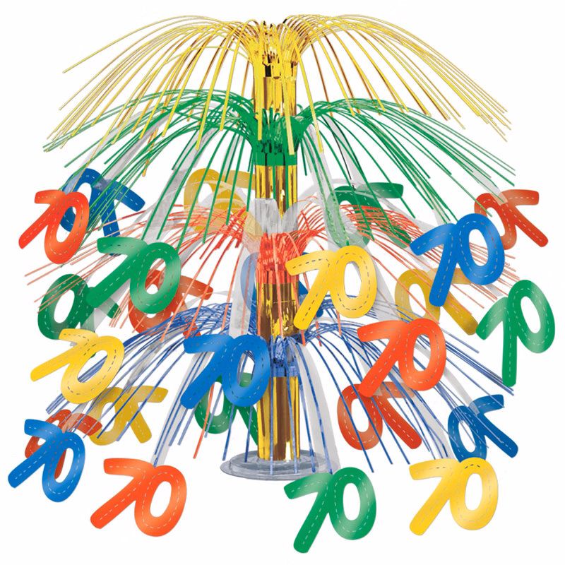 Number 70 Cascade Centerpiece