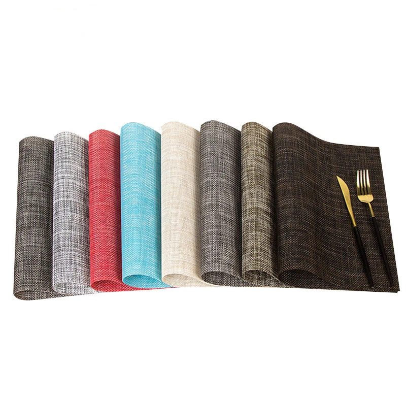 PVC Weaved Dining Mats 1