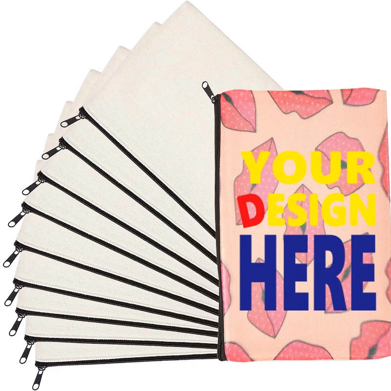 Sublimation Canvas Makeup Bag