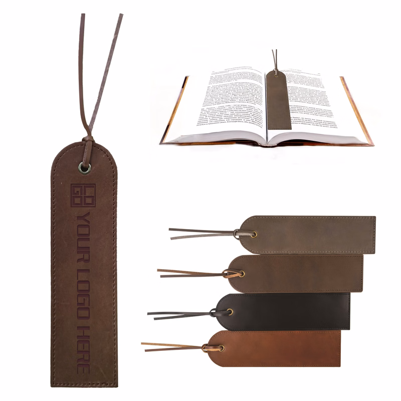 Vintage Cowhide Rounded Bookmark