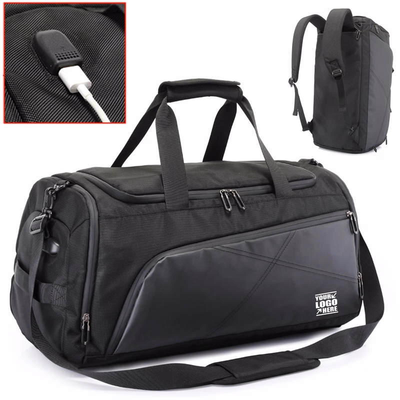 Duffle Bag With Usb Port