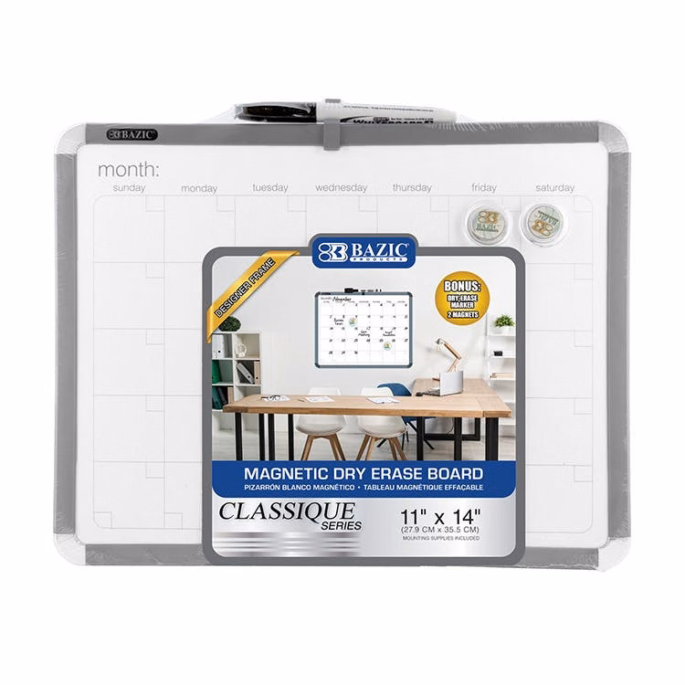 Dry Erase Calendar Boards - Magnetic Marker