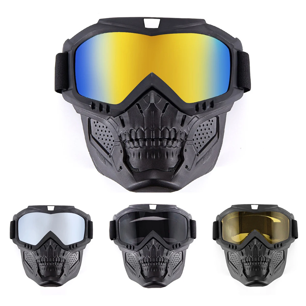 Motorcycle Goggle With Face Mask 1