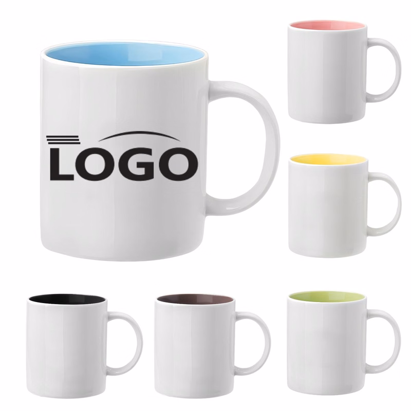 11 Oz Ceramic Mug With Colored Inner