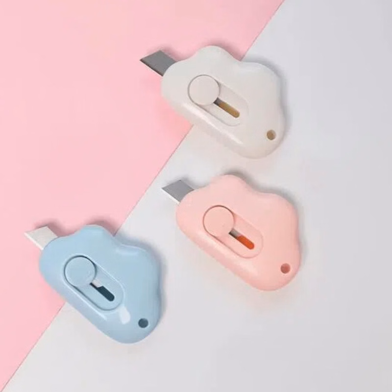 Cute Cloud Mini Utility Knife Art Mini Shrink Wrap Case Opener Work Knife