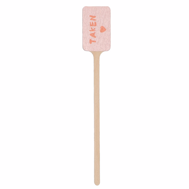 Wood Drink Stirrer 6.250" Upright Rectangle Digital Print