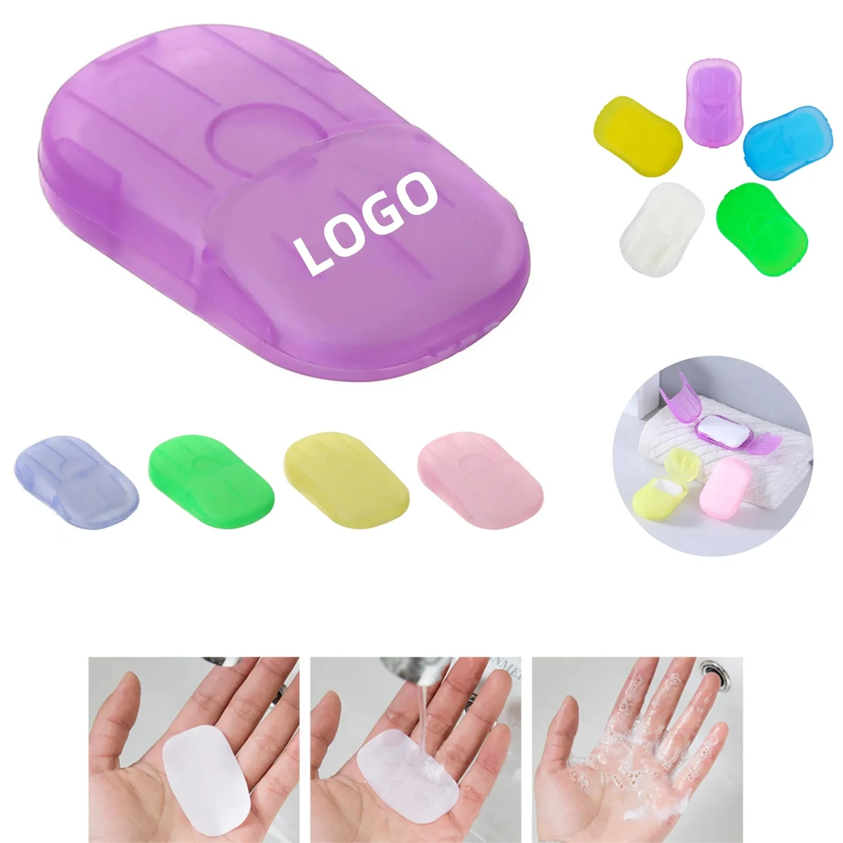 Portable Travel Disposable Soap Sheets 1