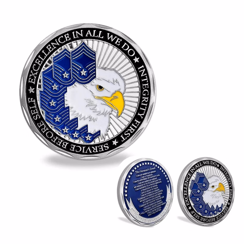 2" Custom Challenge Coin Double Sided Cast Zinc Alloy