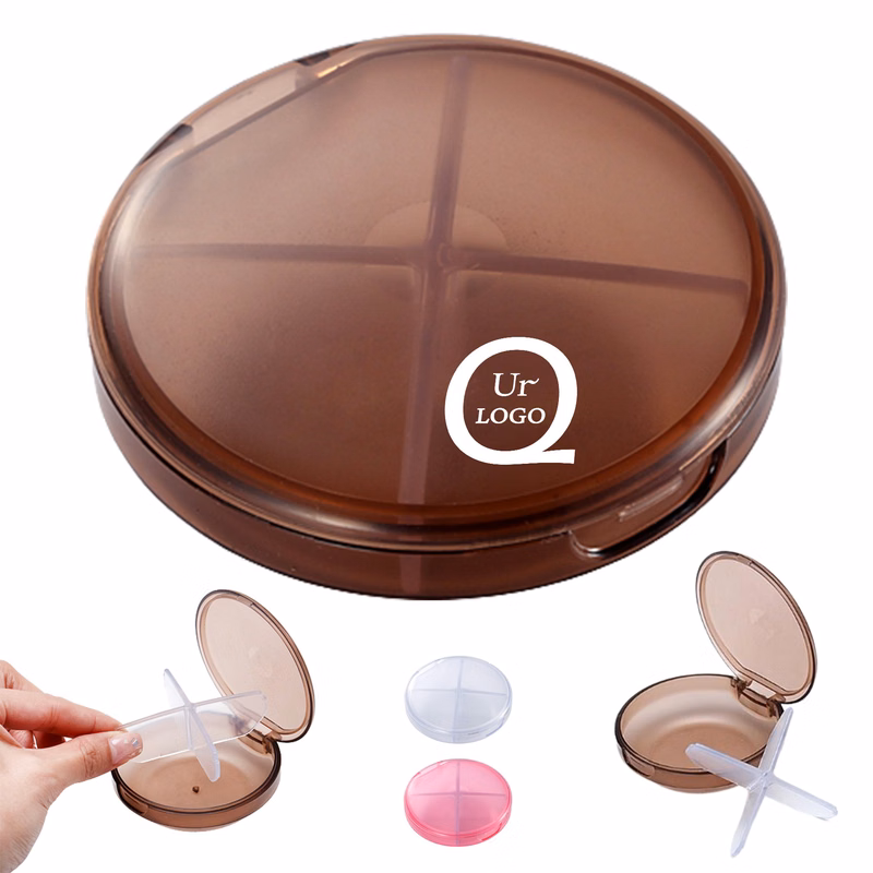 Circular Transparent Medicine Box