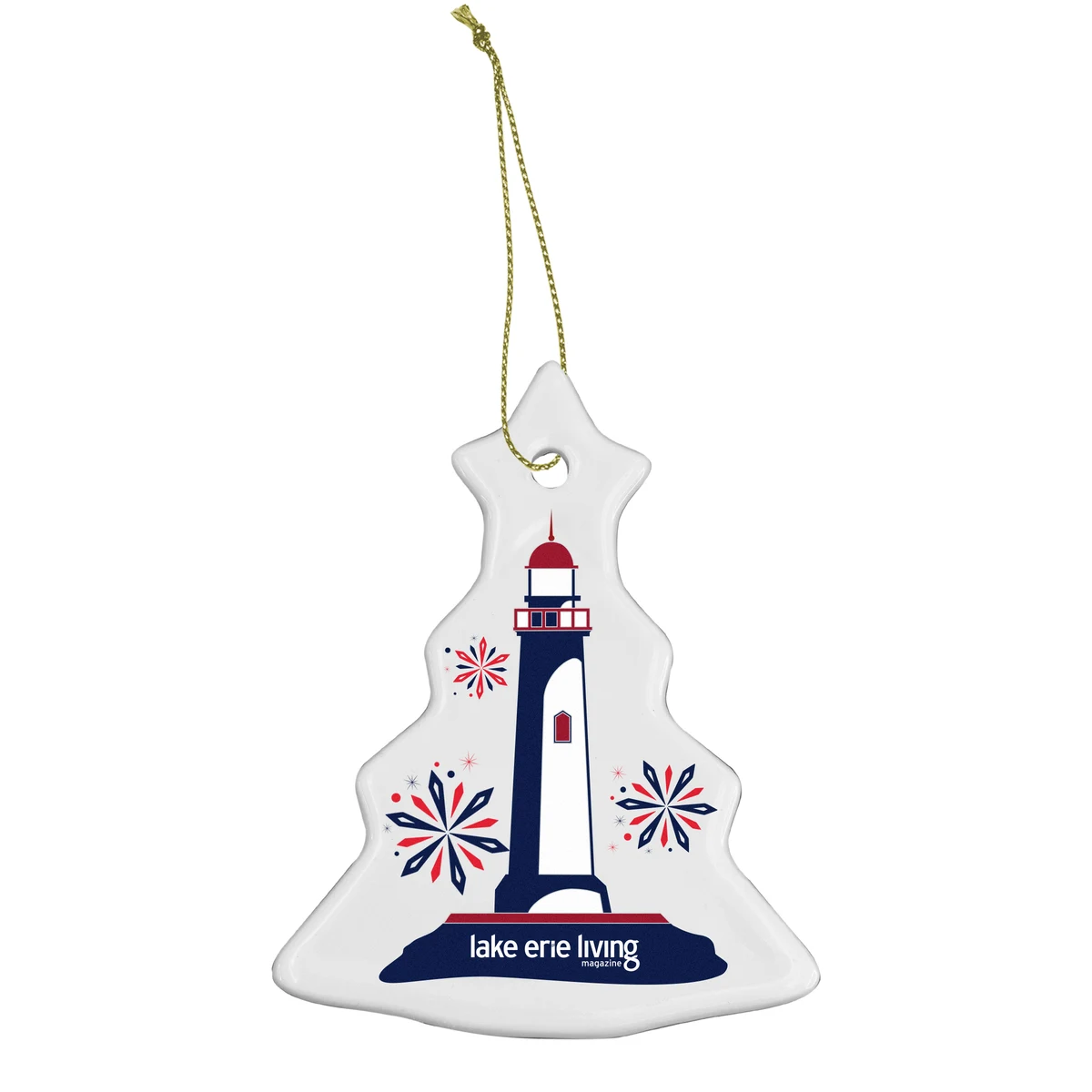 Christmas Tree Ceramic Holiday Ornament 1