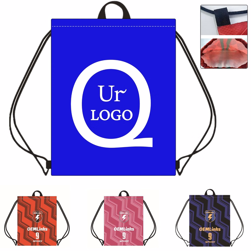 13.39X16.93 Inch Oxford Fabric Drawstring Backpack