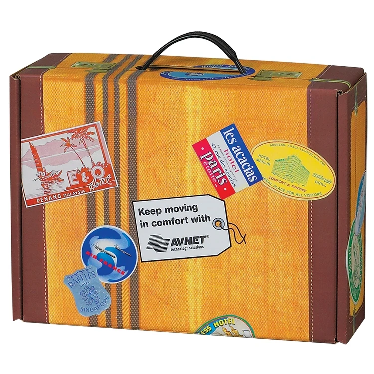 12 1/4" x 9 1/2" x 4" - Large Suitcase Box 1