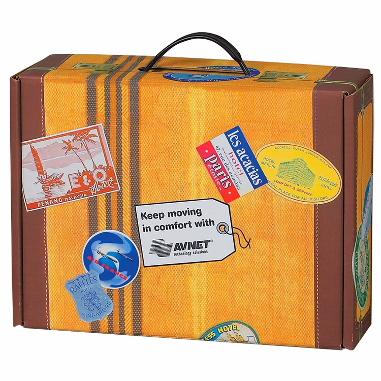 12 1/4" x 9 1/2" x 4" - Large Suitcase Box
