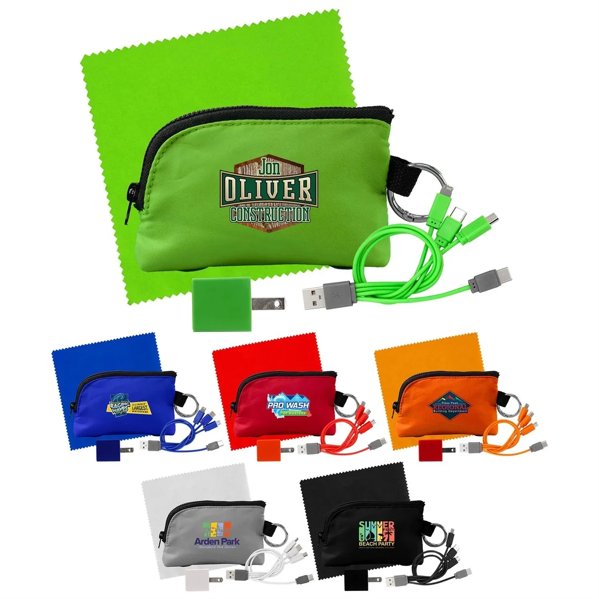 Zip Around Cable, Cloth & Wall Kit 1