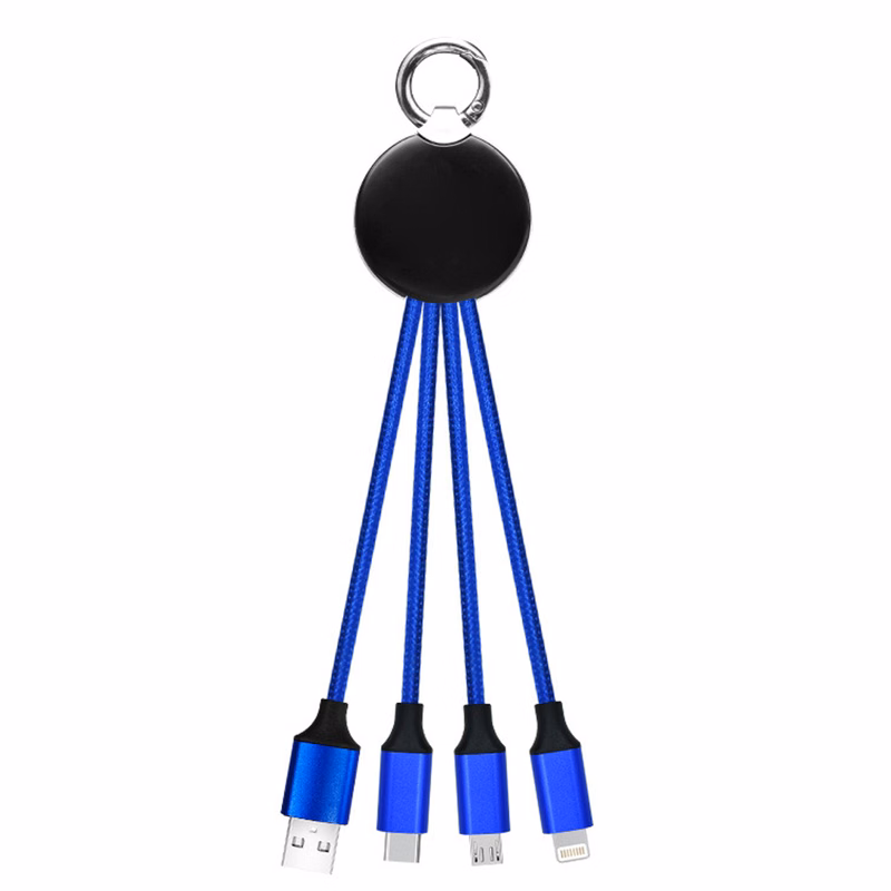 3 In 1 Keychain Lighting Charging Cable