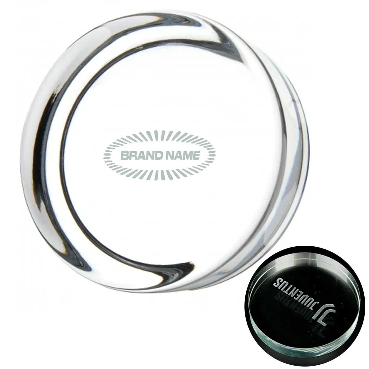 Customizable Size Shape Crystal Glass Paperweight 1