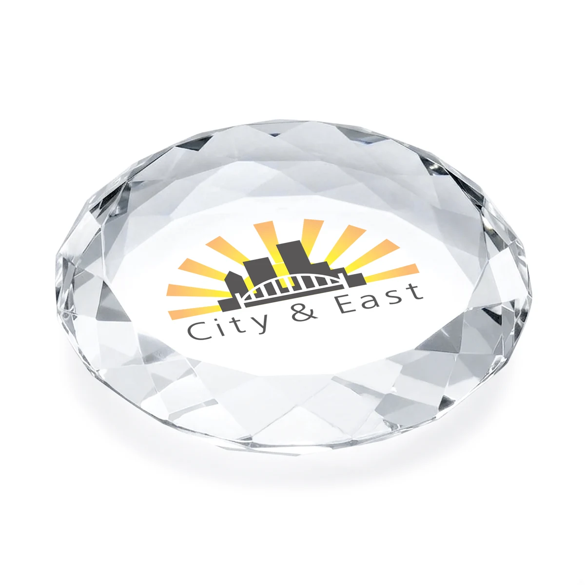 Amherst VividPrint™ Paperweight - Round 1