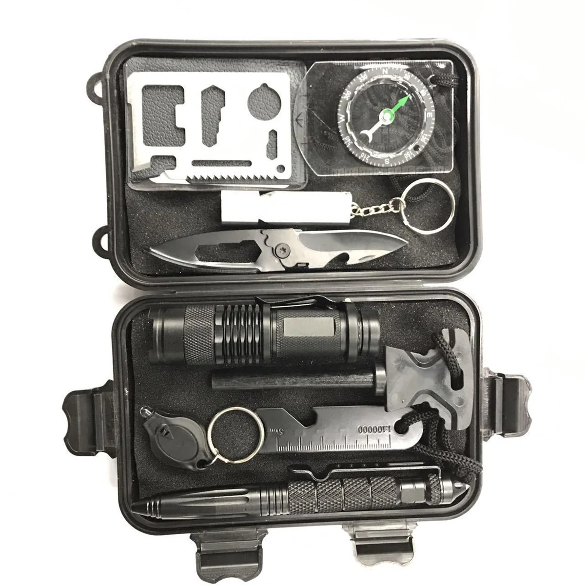 10 In 1 Multi-functional Survival Gear Kit 1