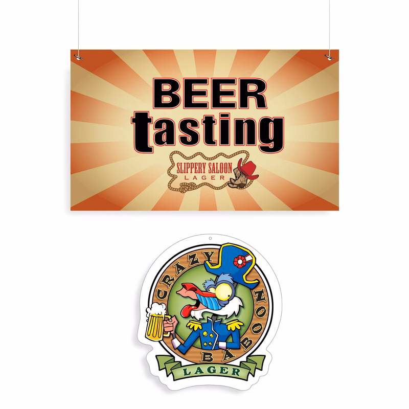 Hanging Display Signs