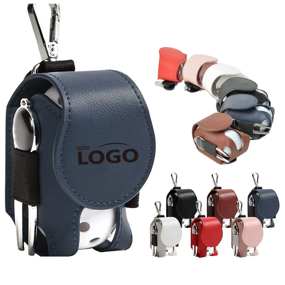 PU Leather Golf Gear Holder 1