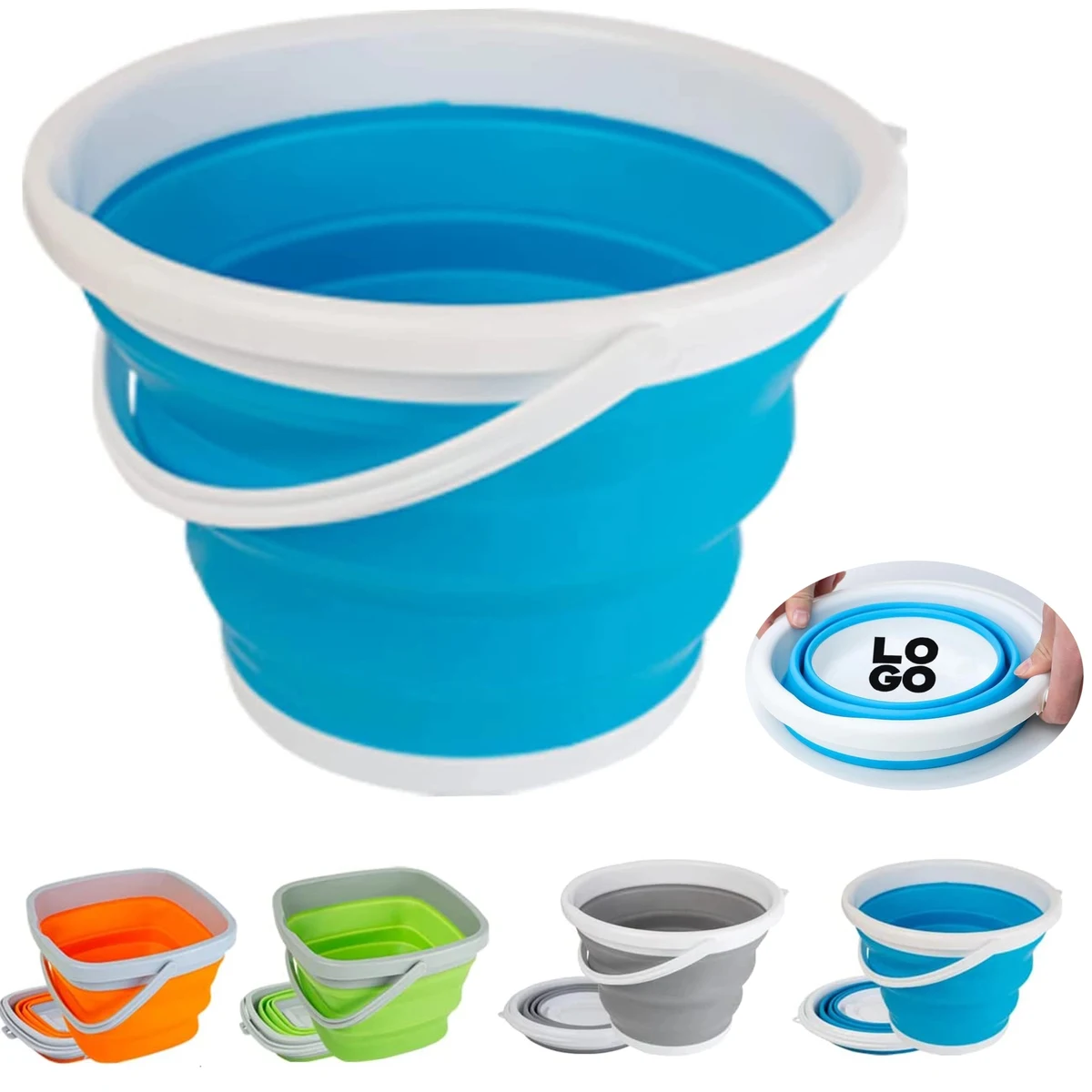 10L Collapsible Plastic Bucket 1