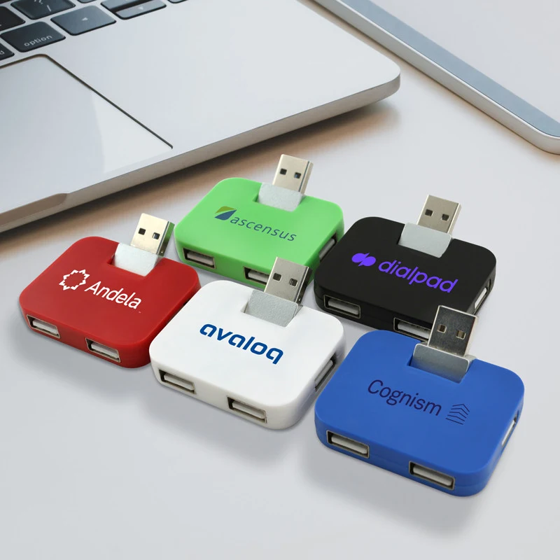 Rectangle 4-Port USB Hub 1