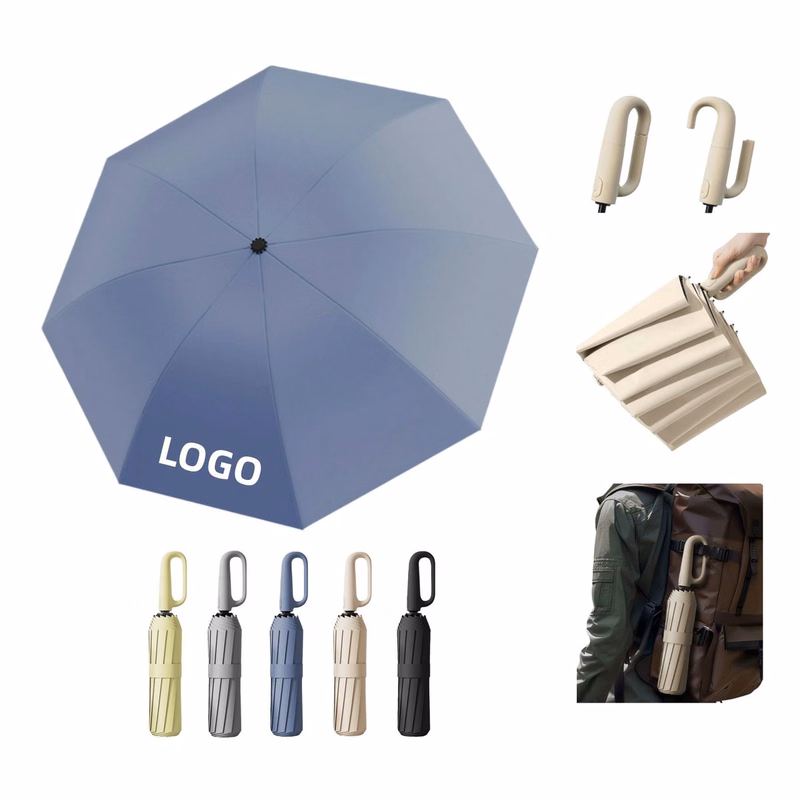 Super-Hydrophobic Reverse Folding Travel Umbrella