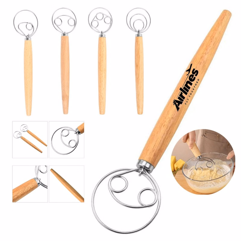 Danish Dough Whisk for Sourdough Bread Baking