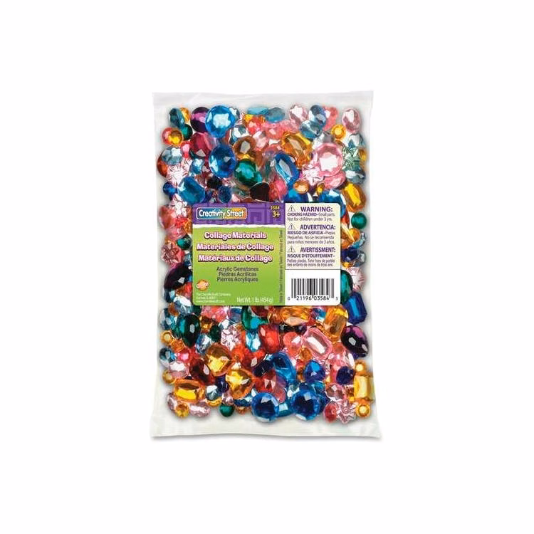 Acrylic Gemstones - Assorted Colors