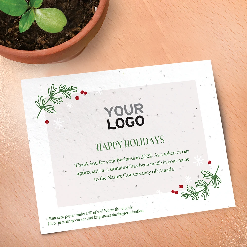 Festive Touch Plantable Donation Cards 1