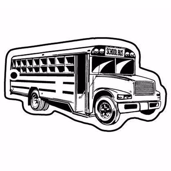 School Bus 2 Key Tag (Spot Color)
