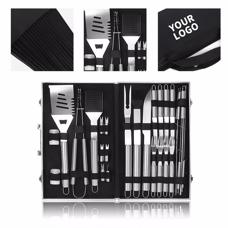 Twenty Six Piece Barbecue Tool Set 10.6 x 16.9 x 3.2"
