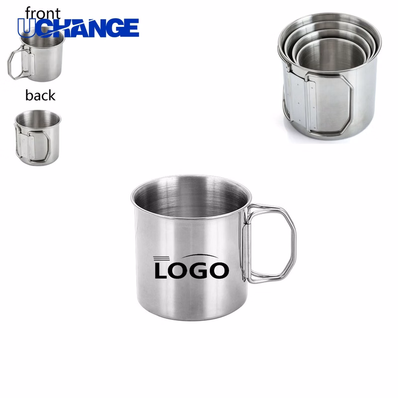 12oz Stainless Steel Folding Water Cup