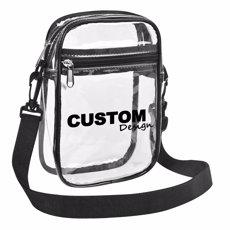 Waterproof PVC Clear Crossbody Bag