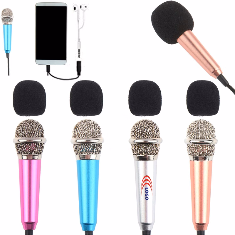 Colorful Plug-and-Play Mini Microphone