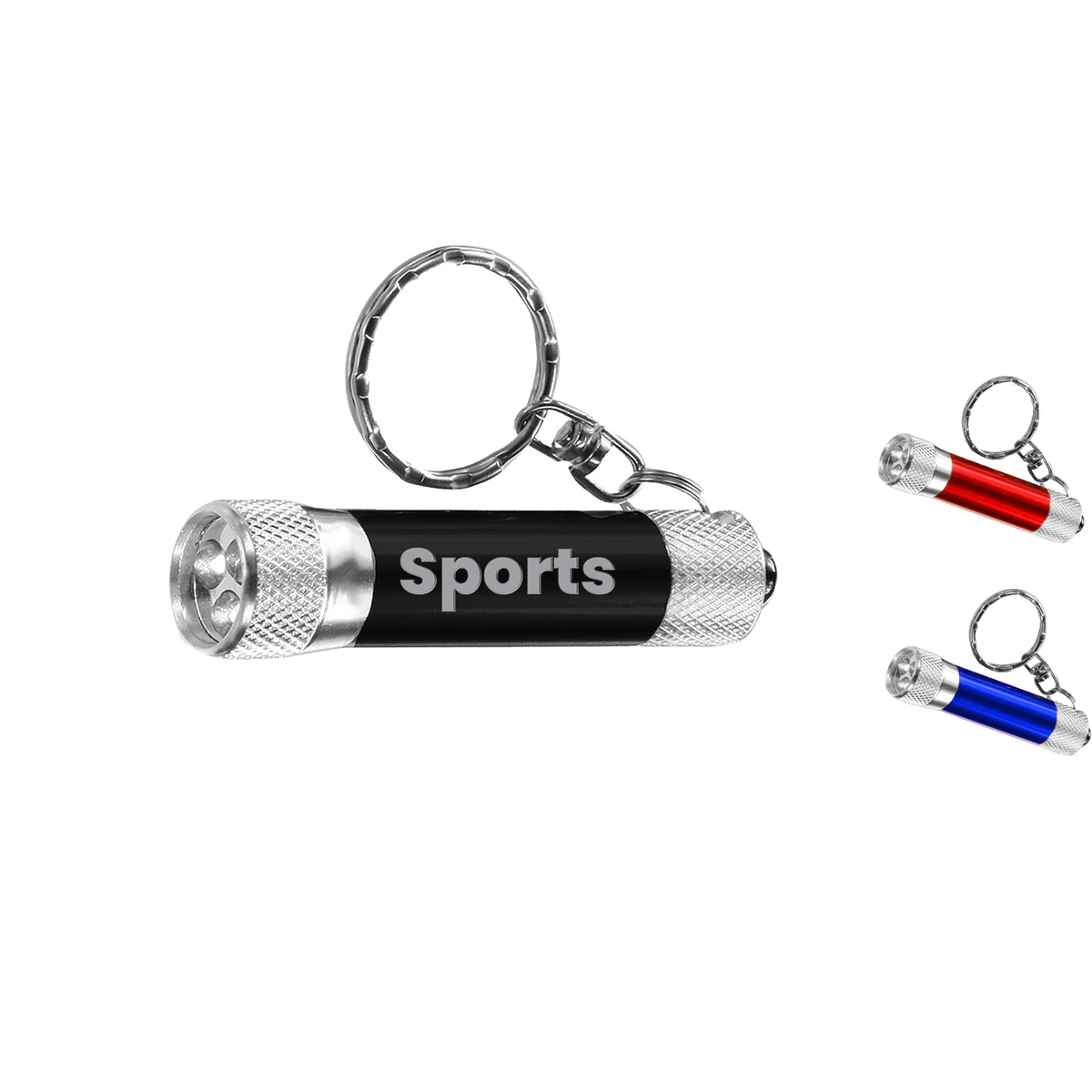 Metal LED Flashlight Keychains 1