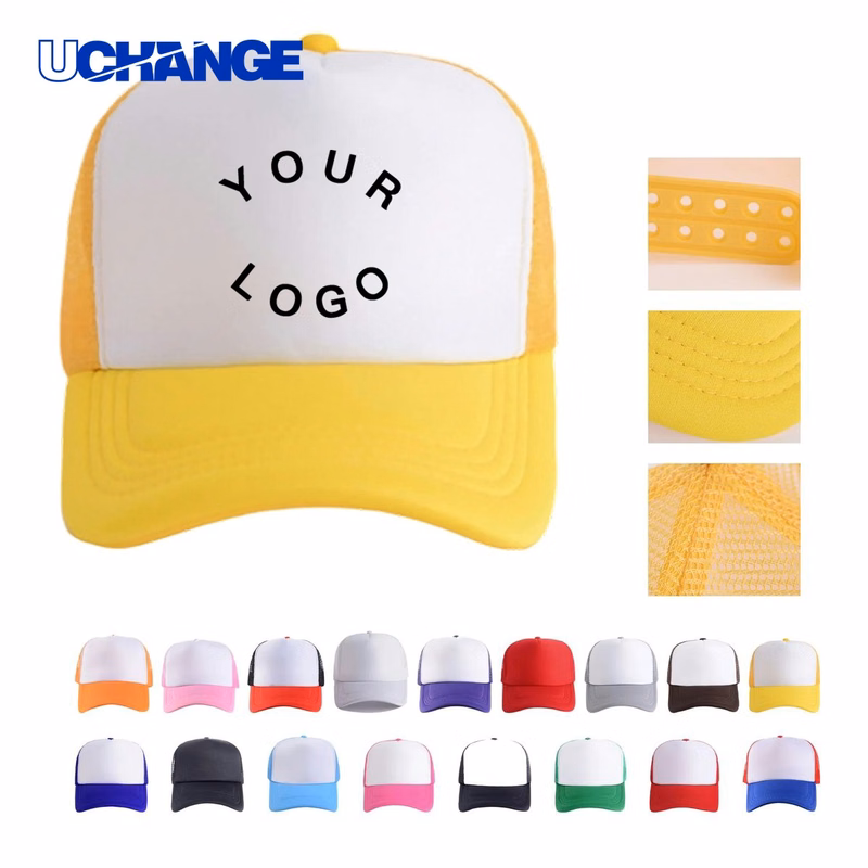 Polyester Mesh Back Trucker Cap Headwear with Foam Front