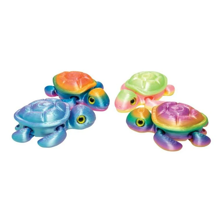3D Printed Mini Turtles Assorted - 2.25" 1