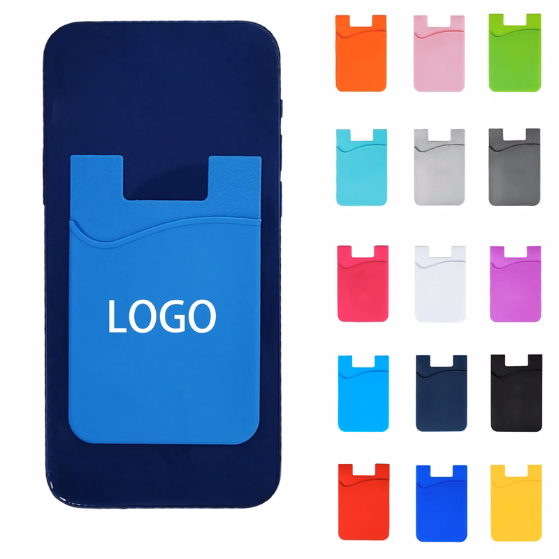 Silicone Phone Card Holder Wallet Back