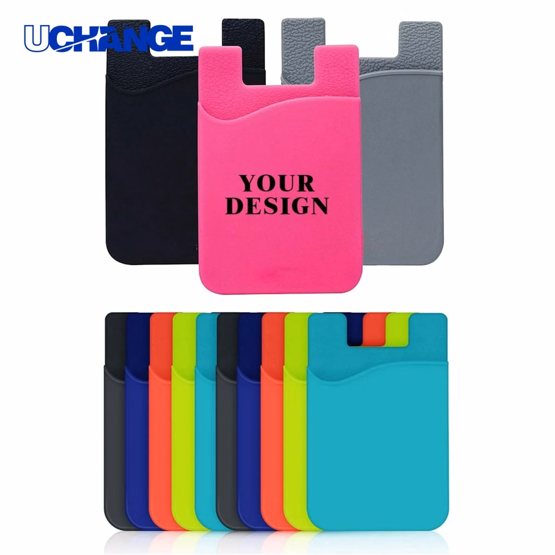 Silicone Cell Phone Card Holder Wallet