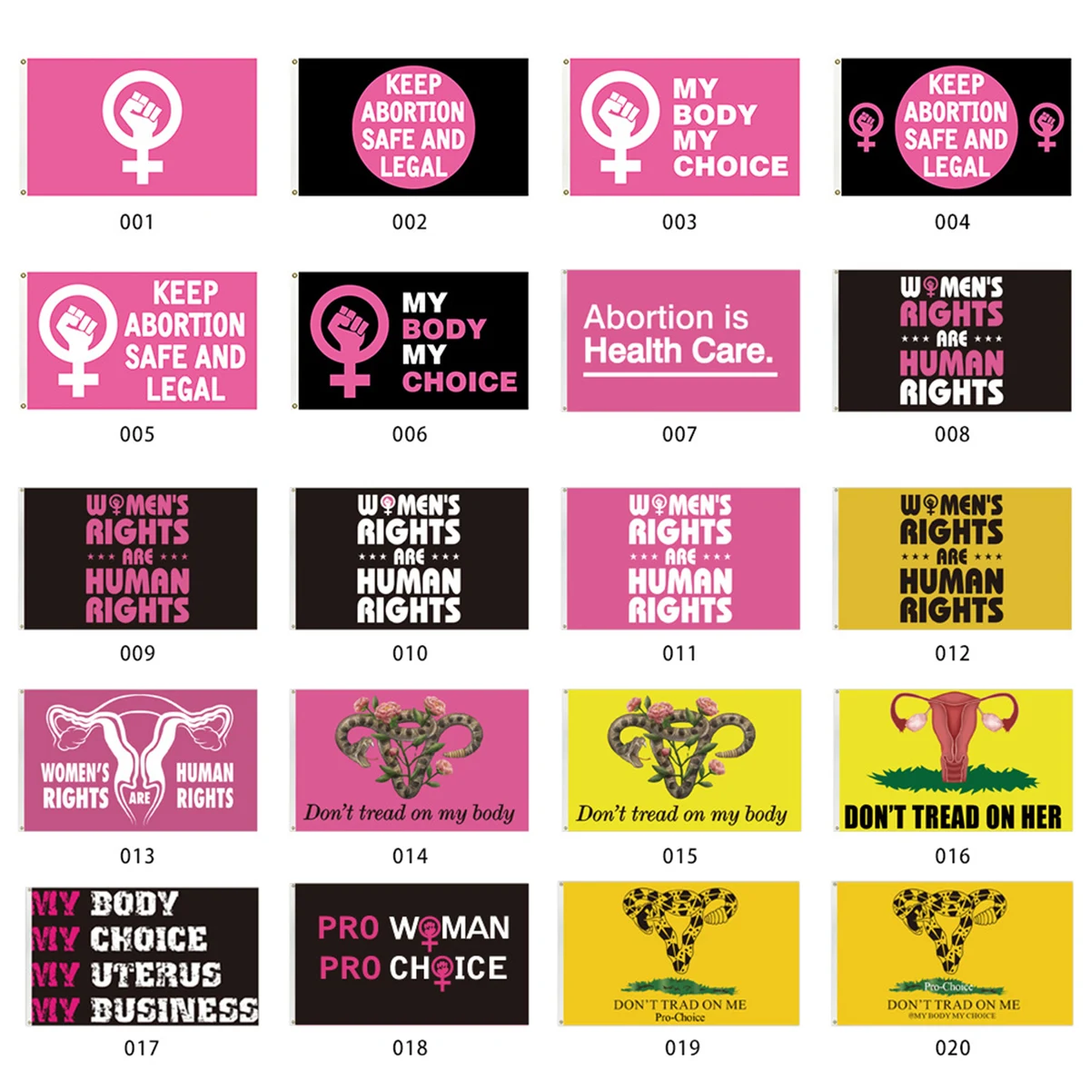 Parade Feminist Flags 1