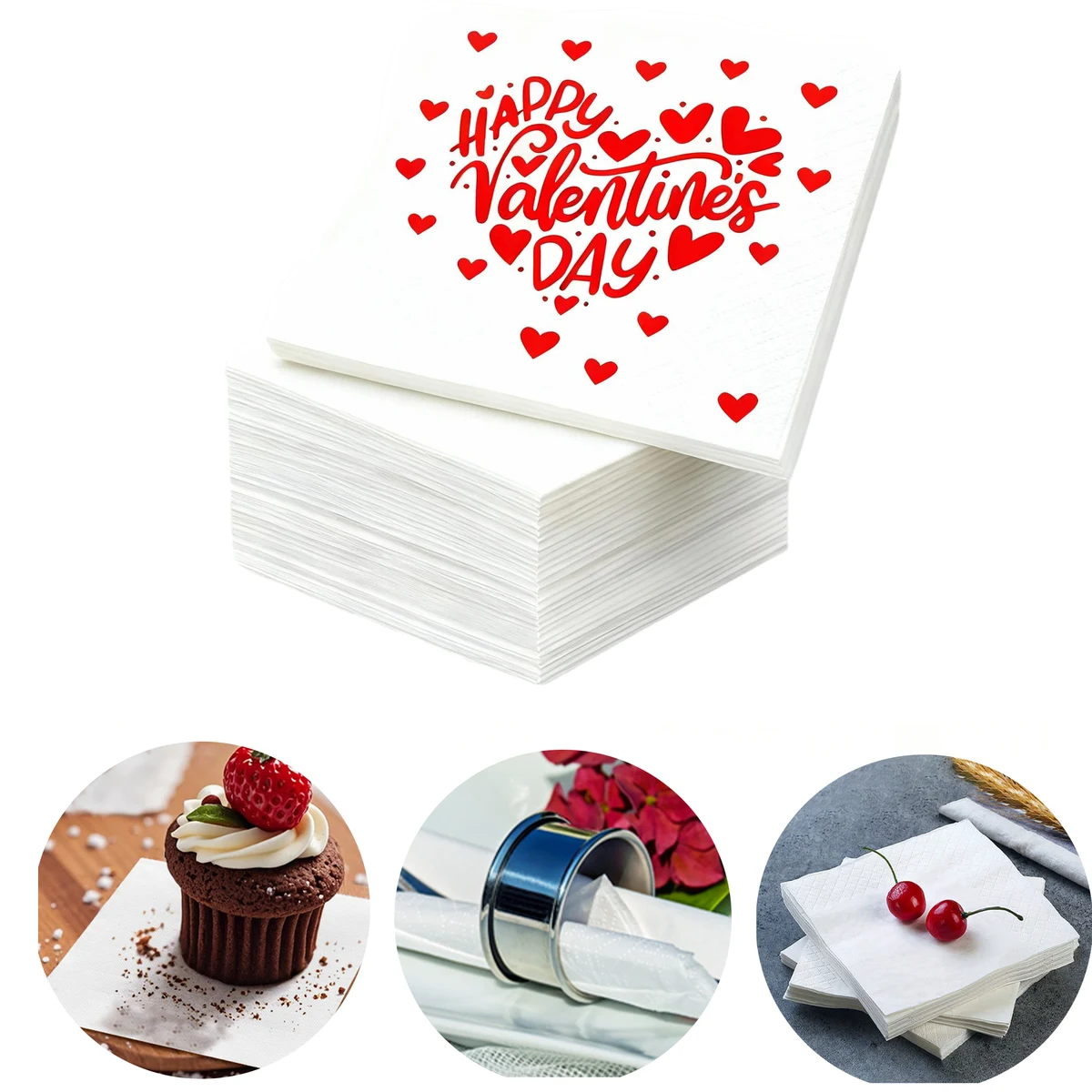 2-Layer Napkins 100 Sheets/Pack 1