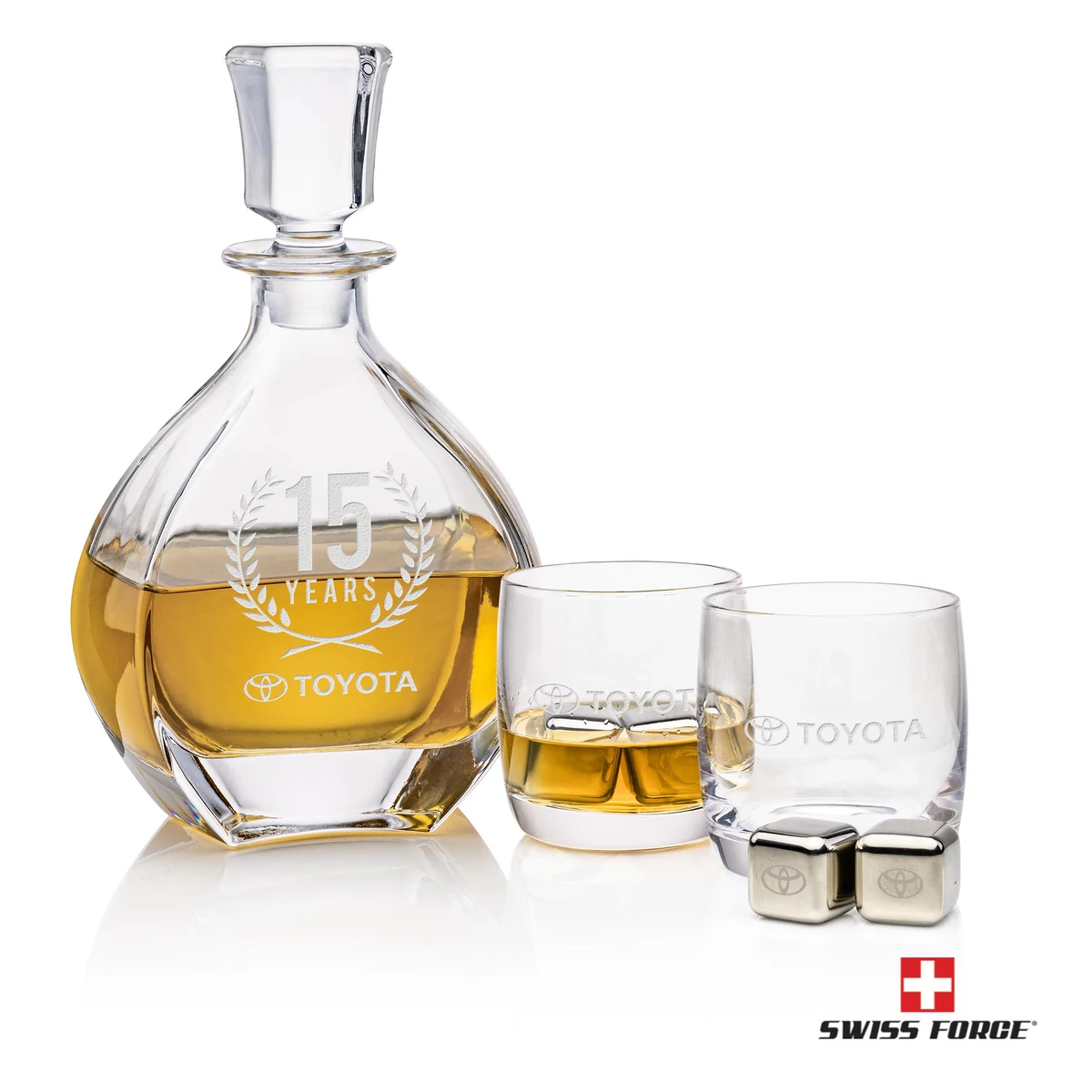Oakville Decanter Set & Ice Cubes 1