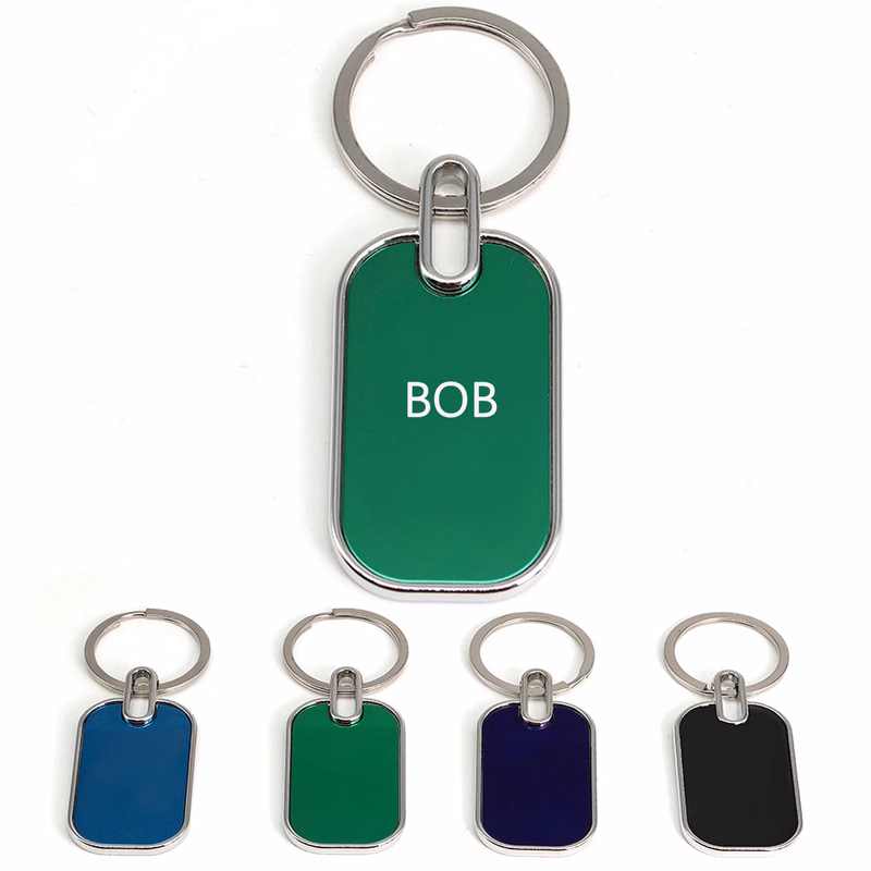 Stainless Steel Motel Keychain Key Tag