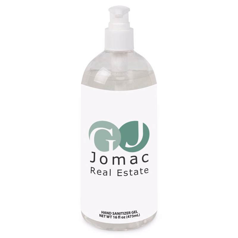 16 oz Hand Sanitizer Gel Pump Bottle