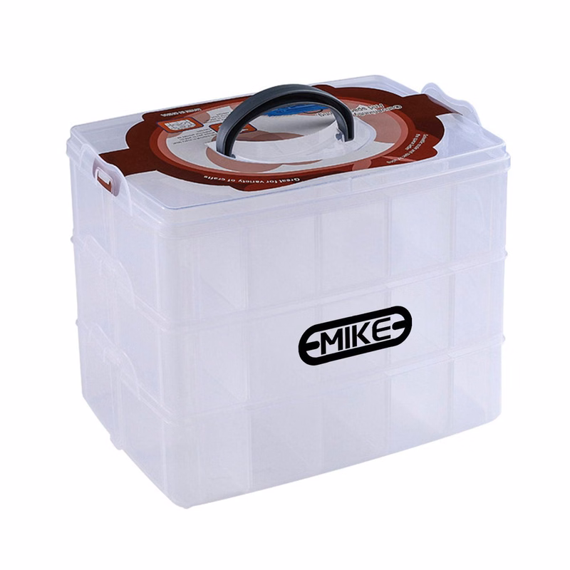 3-Layer Things & Crafts Storage Box W/ Handle